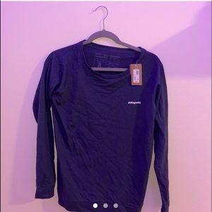 Grey Patagonia long sleeve top